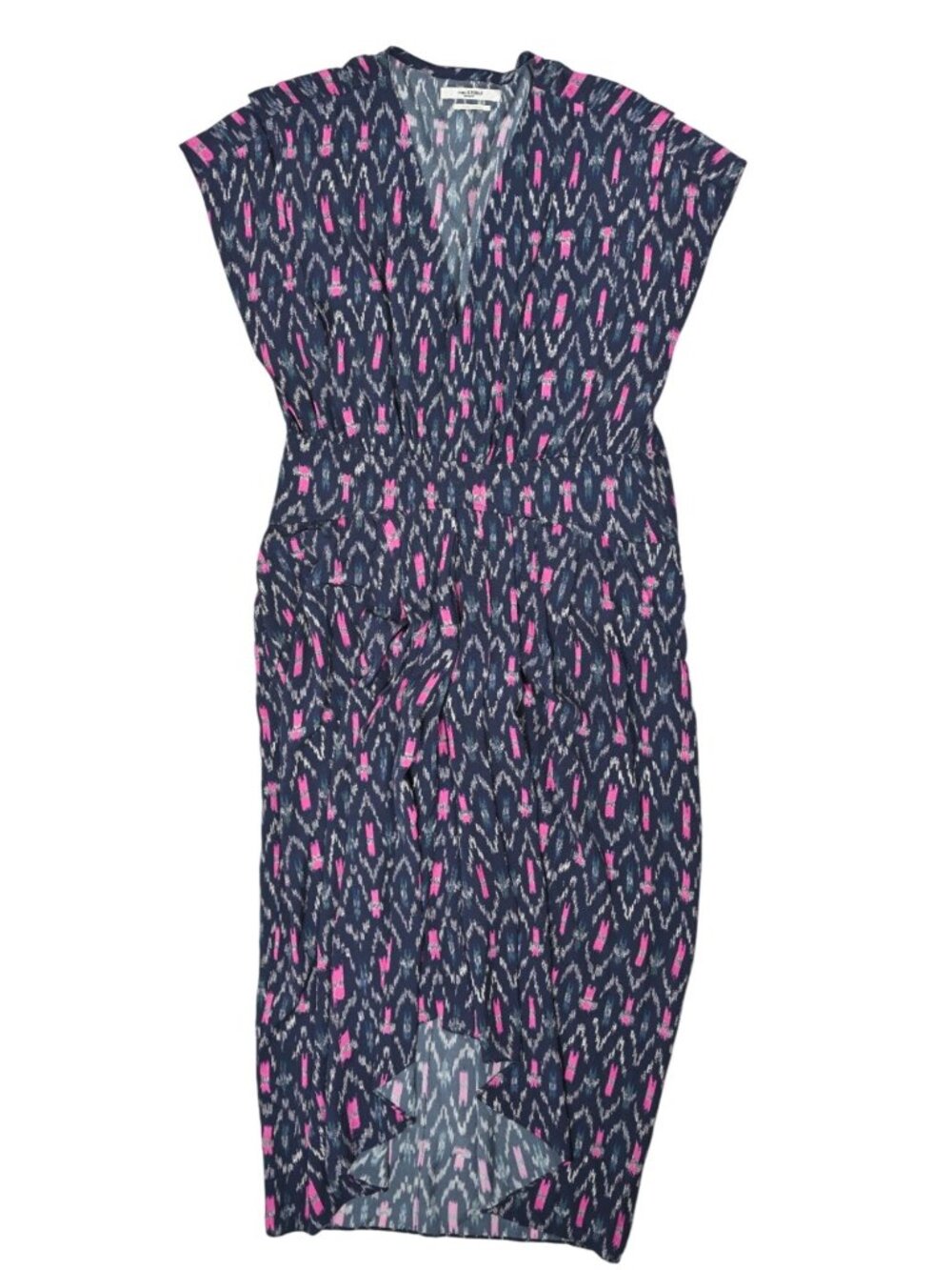 Etoile Isabel Marant Almeya Printed Midi Dress in Faded Night